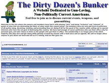 Tablet Screenshot of dirtydozensbunker.com